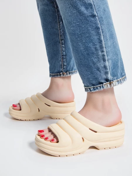 Damskie Klapki SERENA BEIGE