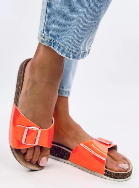 Klapki damskie NICO ORANGE