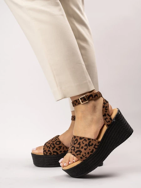 Klapki Eleganza Khaki