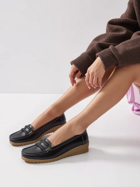 Damskie Mokasyny ALORA BLACK