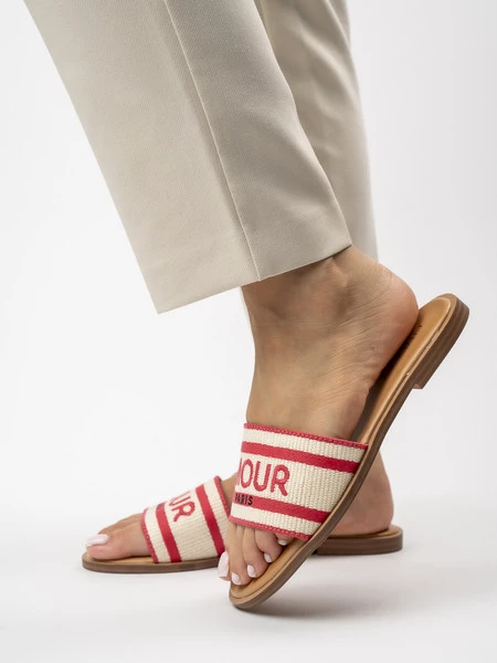 Damskie Klapki AMOUR FUSHIA