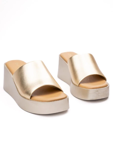 Damskie Klapki Esprita Gold