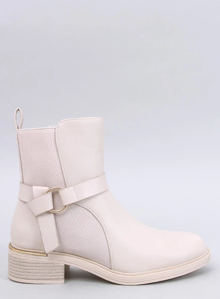 Sztyblety damskie licowe AVERILL BEIGE