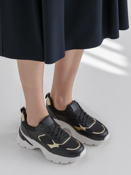 Damskie Sneakersy VORTEX BLACK