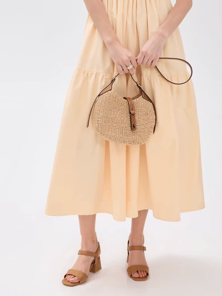 Damskie Sandały ELEGANCE CAMEL – Klasyka w Naturalnym Wydaniu