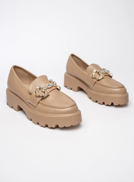 Damskie Mokasyny ELEGANZE KHAKI