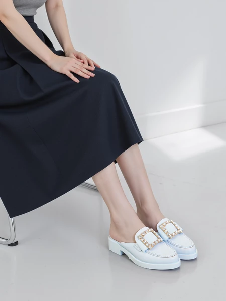 Damskie Klapki Elowen BLUE