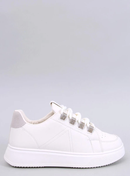 Sneakersy z grubymi sznurówkami SADRI BEIGE