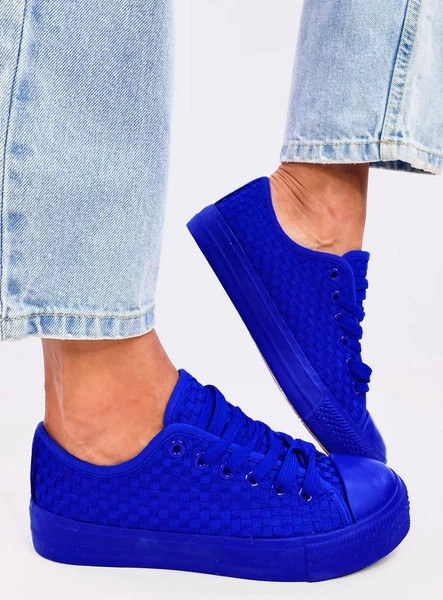 Trampki jednokolorowe SEARS BLUE