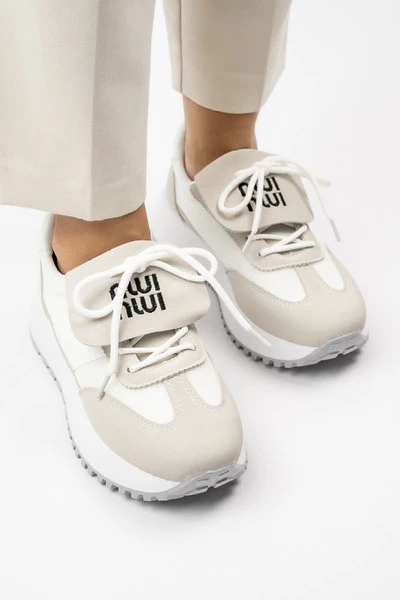 Damskie Sneakersy FLOW WHITE