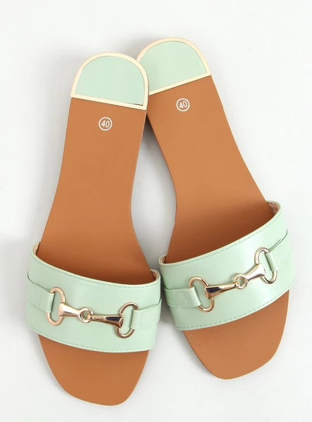 Klapki damskie GALLERY GREEN