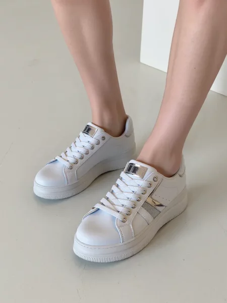 Damskie Sneakersy LUXARIA SILVER