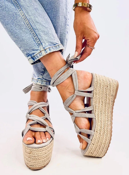 Espadryle na platformie MANON GREY