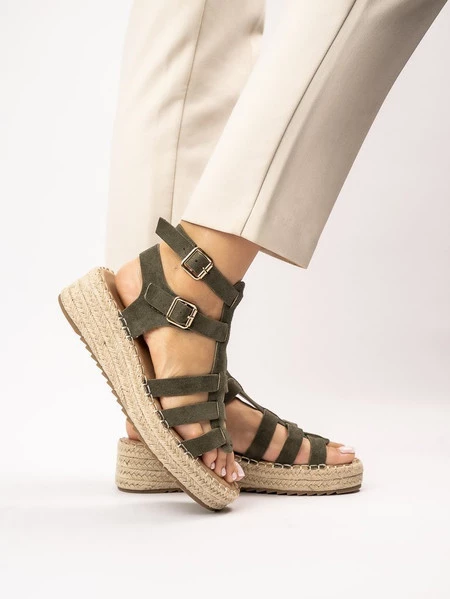 Sandały Floryda ARMYGREEN