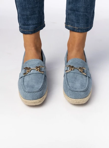 Damskie Mokasyny – Błękitne LARISA BLUE
