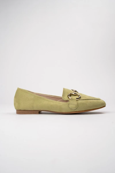 Damskie Loafersy MILO GREEN – Stylowa Świeżość i Subtelna Elegancja