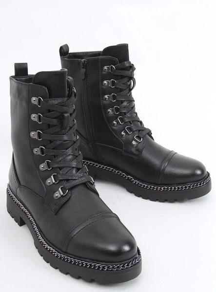 Botki glany damskie SANDY BLACK