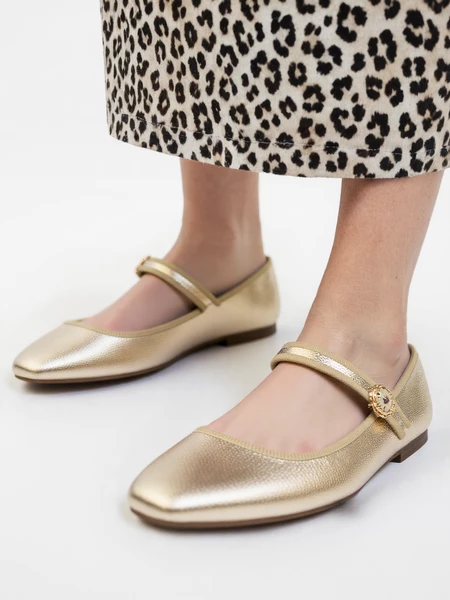 Damskie Baleriny VINTAGE CHARM – GOLD