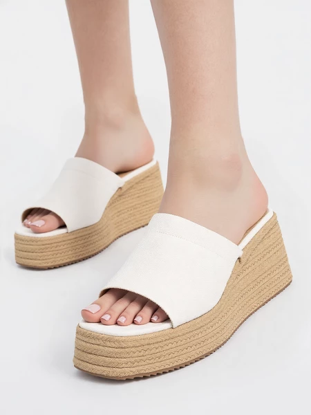 Damskie Klapki ELLE WHITE