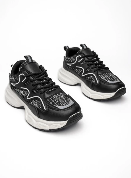 Damskie Sneakersy STELLAR – Black 