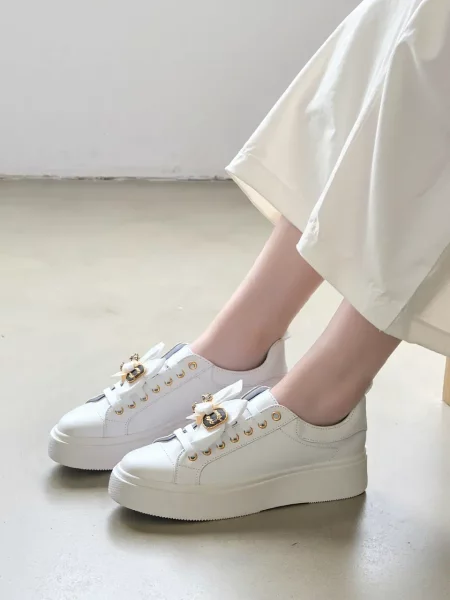Damskie Sneakersy CHARM WHITE