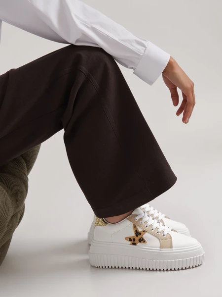 Damskie Sneakersy NOVAX – Beige 