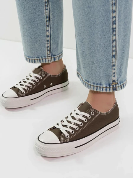 Damskie Trampki KALVAR BLACKISH GREEN