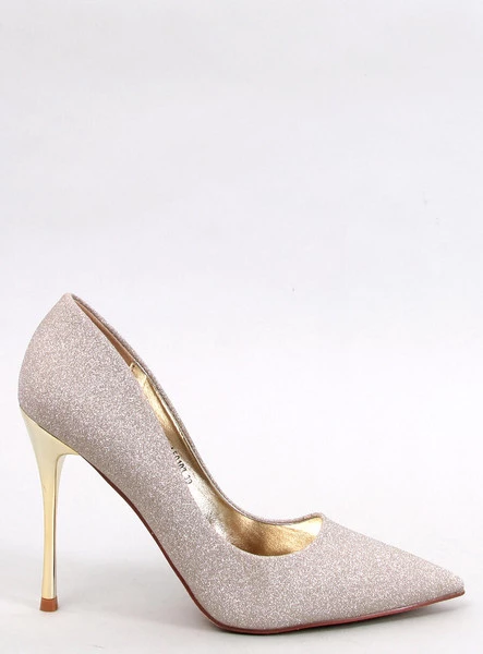 Szpilki błyszczące z drobinkami DIAMOI GOLD