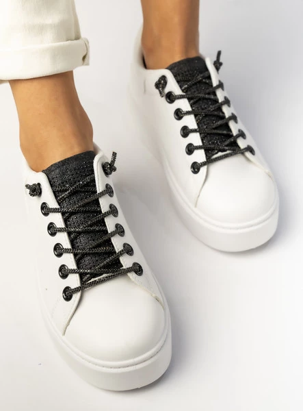 Damskie Sneakersy SAVANNAH WHITE/BLACK