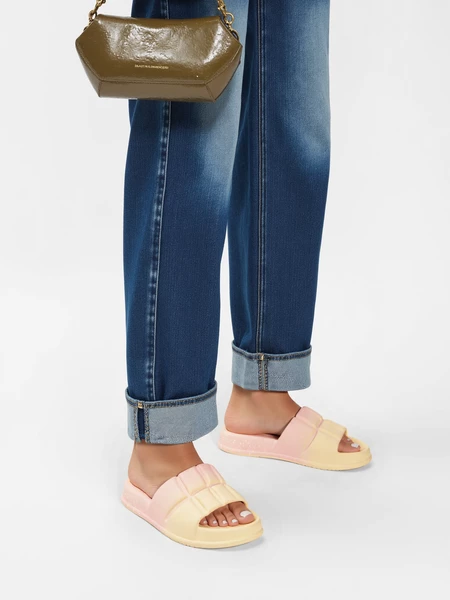 Damskie Klapki ESTRELLA PINK/CREAM