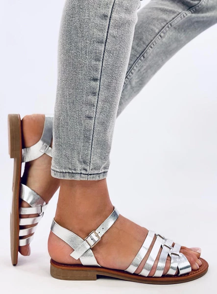 Sandałki damskie SPOKEY SILVER