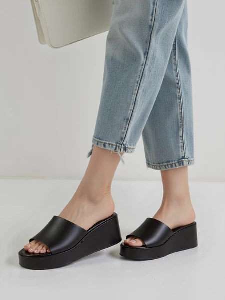 Damskie Klapki Esprita Black