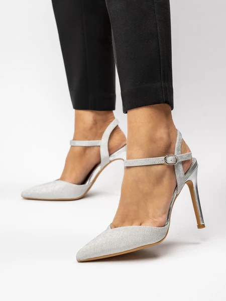 Damskie Szpilki MAYA SILVER