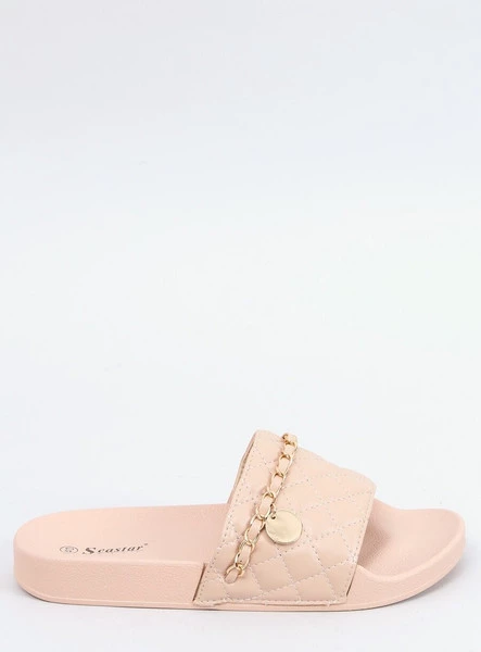 Klapki chanelki TRAVISA PINK