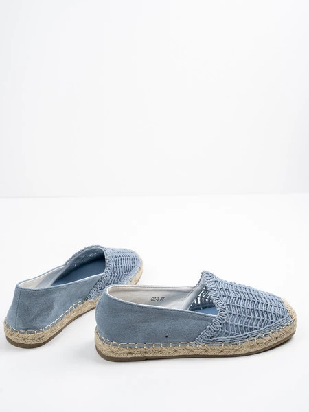 Modne espadryle damskie w kolorze Jeans