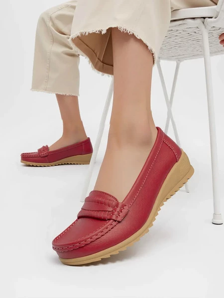 Damskie Mokasyny ALORA RED