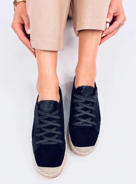 Trampki espadryle FELIX BLACK
