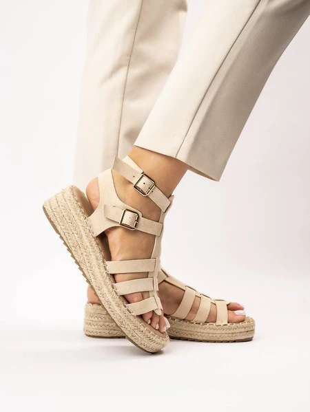 Sandały Letnie Bravado BEIGE
