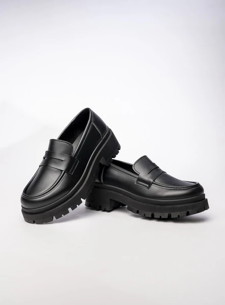 Damskie Mokasyny – Czarne RIVIA NERO