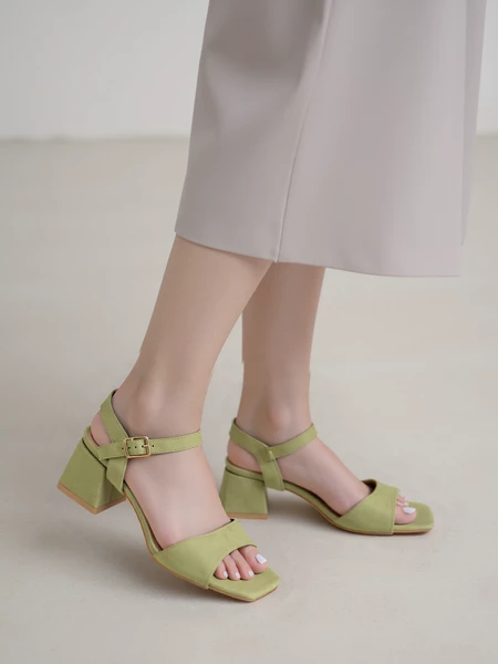 Damskie Sandały ELEGANCE GREEN