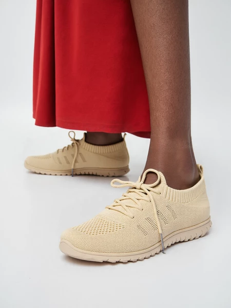 Sneakersy FitWalk Beżowy