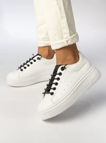 Damskie Sneakersy SAVANNAH WHITE/BLACK