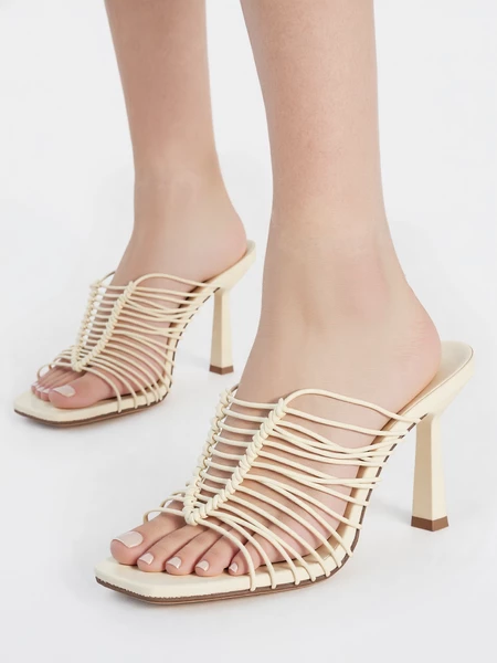 Klapki Elegancja Beżowe