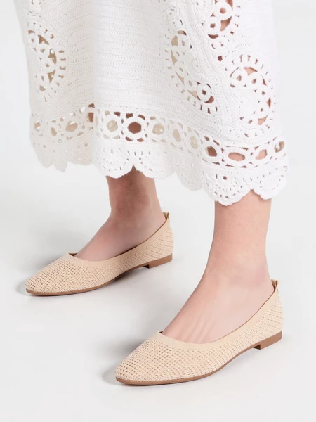 Baleriny Aria Beżowe