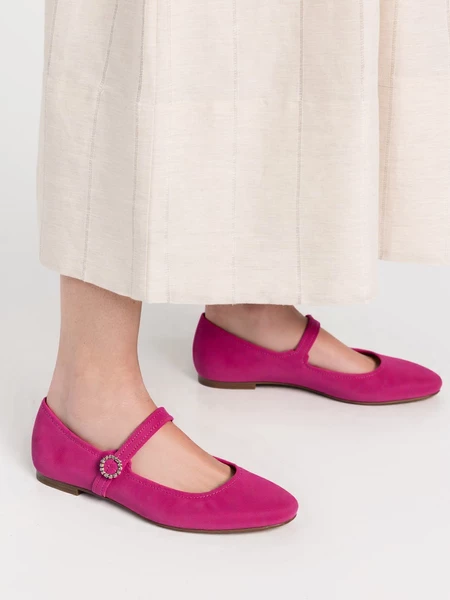 Damskie Baleriny VINTAGE CHARM – FUSHIA