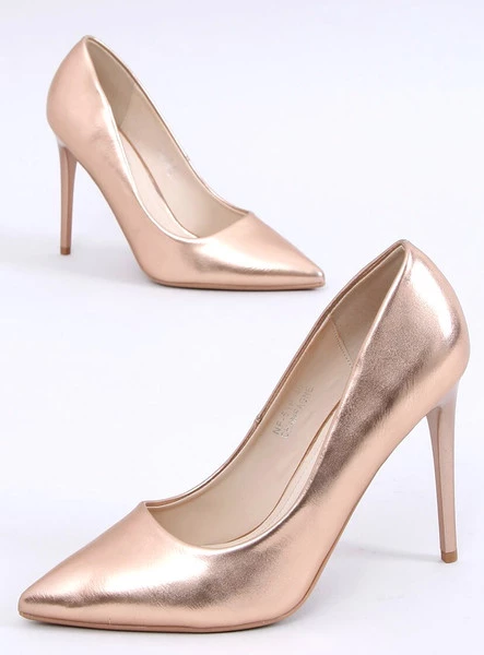 Czółenka na szpilce EVA CHAMPAGNE