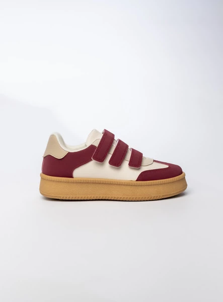 Damskie Sneakersy – Bordowe AURORA WINE