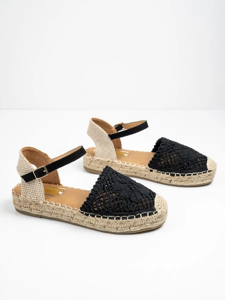 Espadryle Gama w kolorze Black