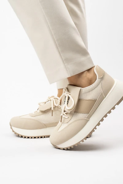 Damskie Sneakersy FLOW BEIGE