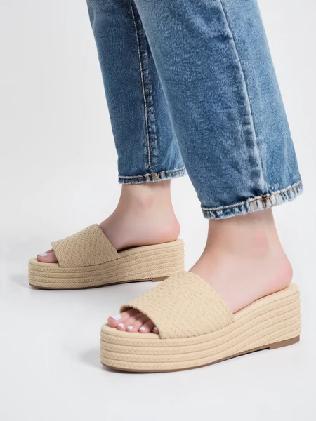 Klapki Plażowe Rafa Beżowy